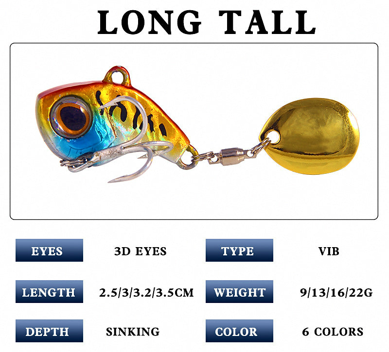 Metal VIB Blade Bait, 9–22 g (0.3–0.8 oz) – product photo