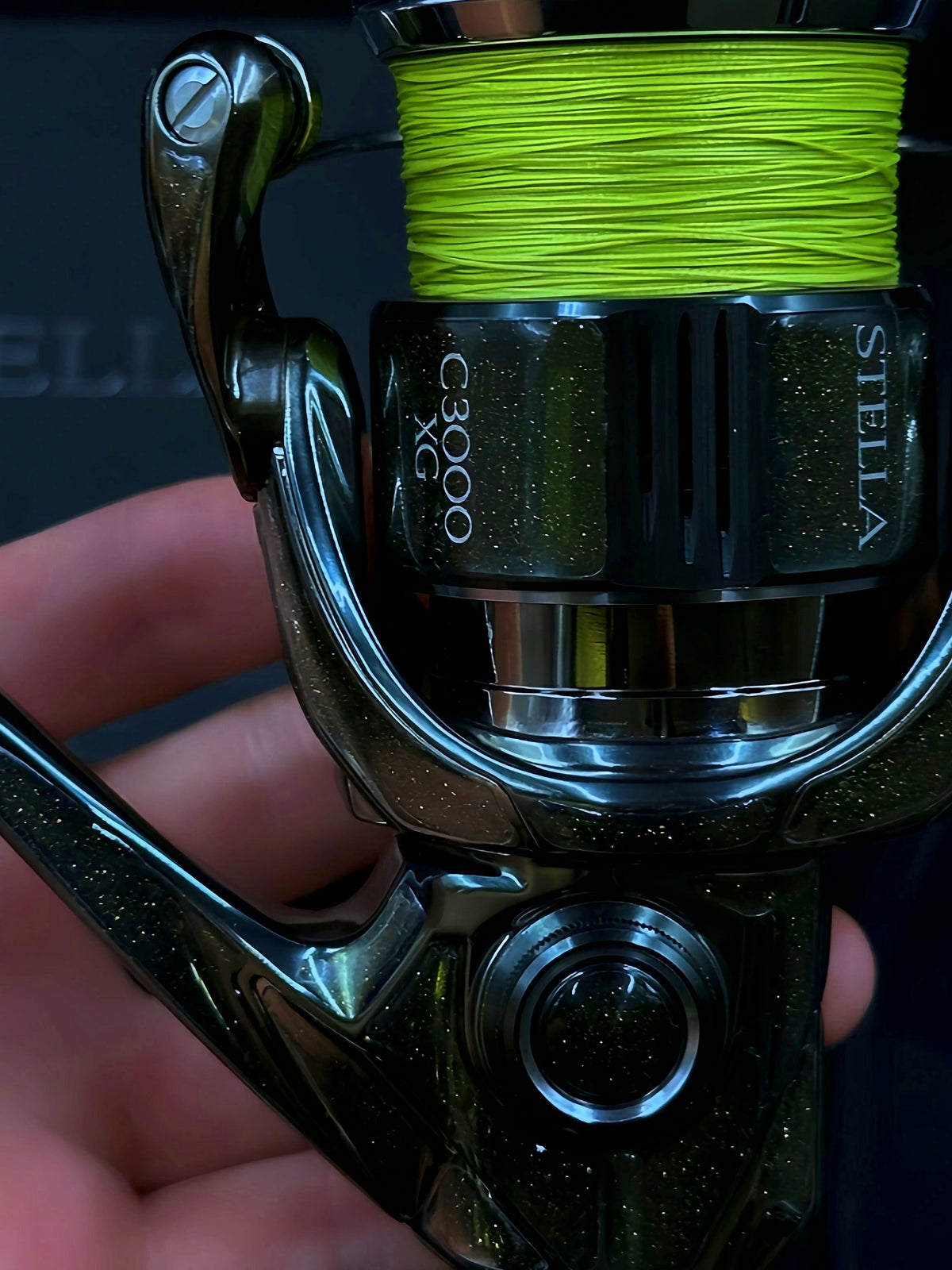 Baitcasting Reel Protective Film, Clear 3D Cloth-Texture Wrap – product photo