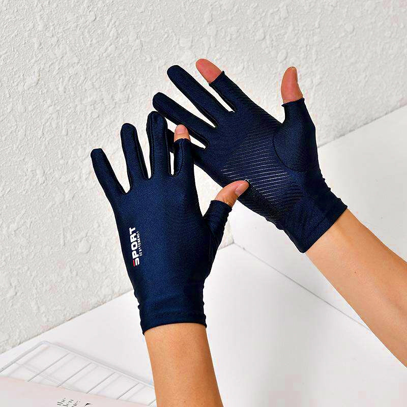Sun Protection Fishing Gloves, 2-Finger Cut & Full Finger – product photo