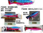 Saltwater Popper Lure, 40 g (1.4 oz), 12.5 cm (4.9 in) – product photo