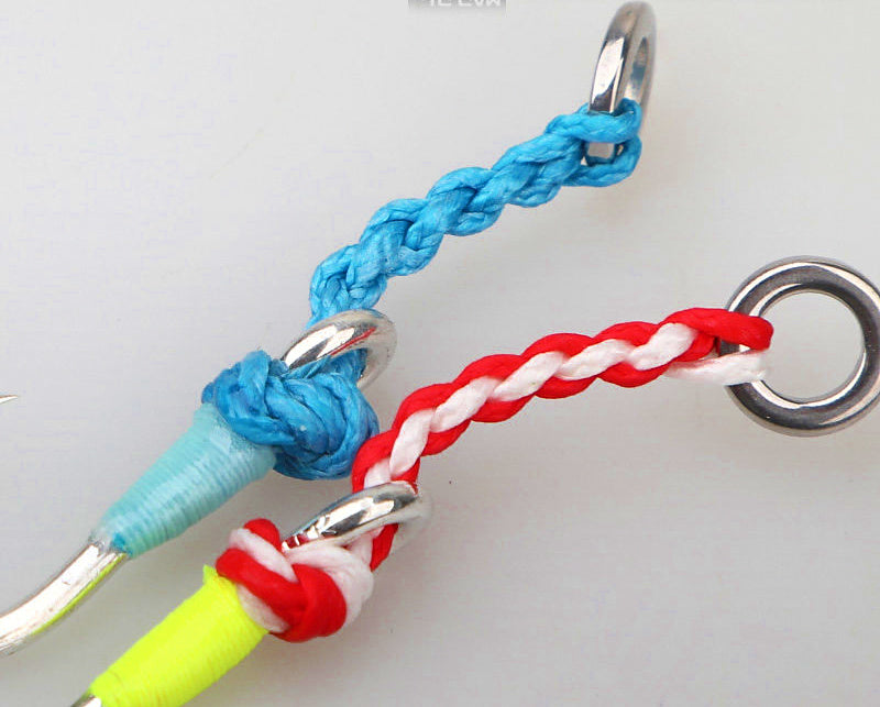Braided Line Wrapped Single Hooks, 1/0–3/0, 2 per Pack – product photo