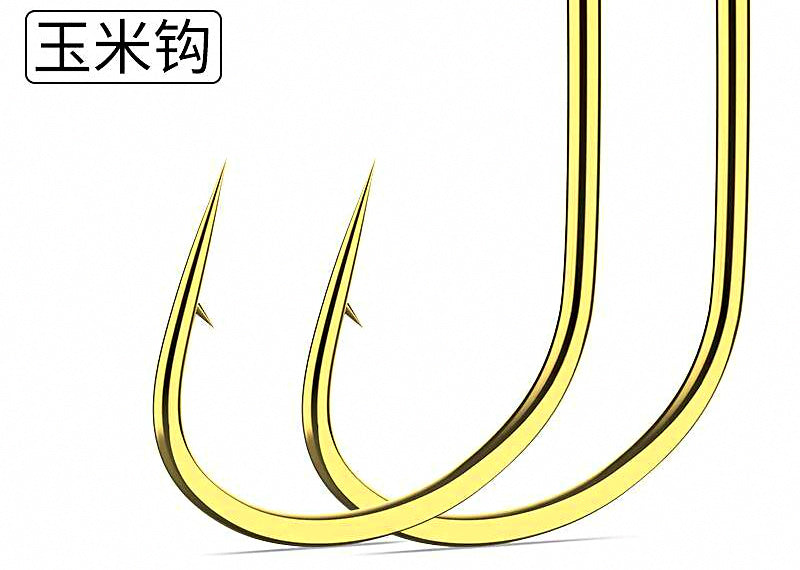 Barbed Corn Hooks, Sizes 7–13, 10/30/100 Pack – product photo