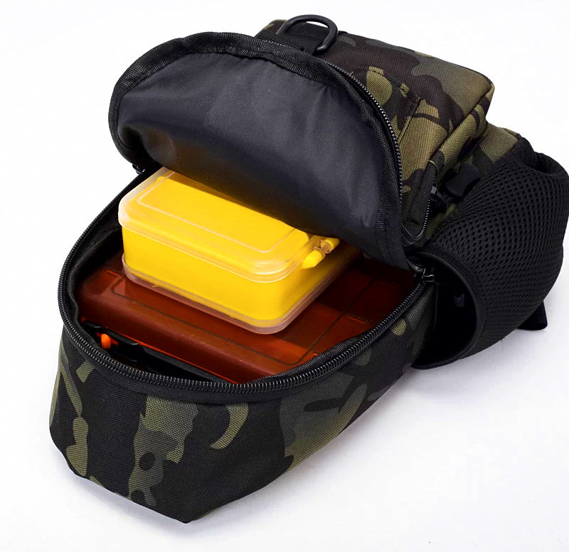 Lure Fishing Chest Bag, Sling Waist Pack – product photo