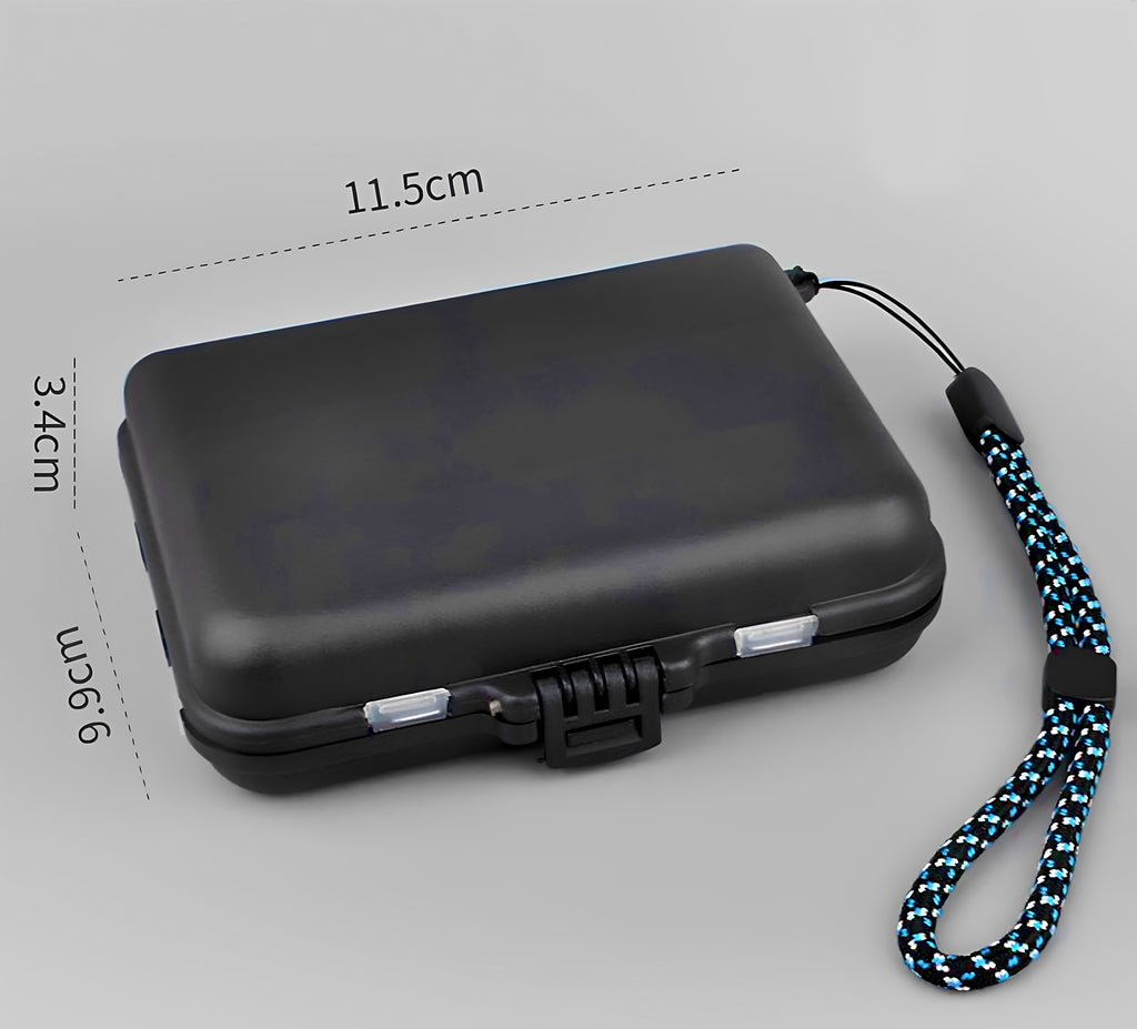Mini Tackle Box for Hooks & Small Lures, ABS Storage Case – product photo