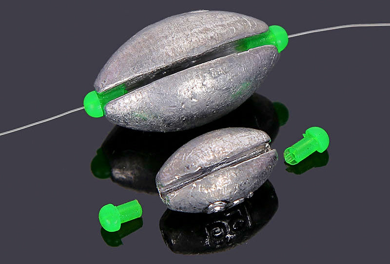 Open Slip Sinker, Lead, 3–100 g (0.11–3.5 oz) – product photo