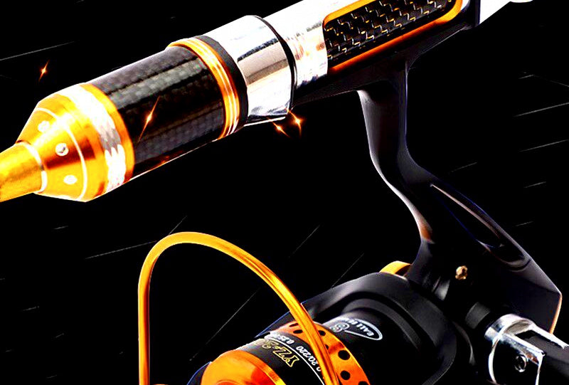 Short Soft-Tip Carbon Fishing Rod, 0.9–1.1 m (3–3.6 ft) – product photo