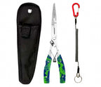 Fishing Pliers, Stainless Steel, Braid Cutter & Split Ring – product photo