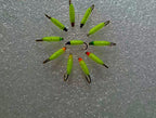 Glow Worm Fly Hooks, Pre-Tied, 8 Pack, Size 8–18 – product photo