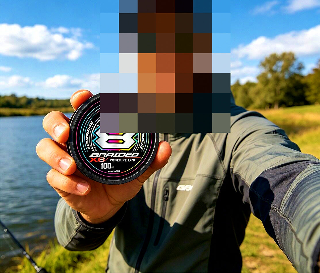8-Strand Braided PE Fishing Line, 100 m (109 yd) – product photo