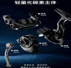 Carbon Spinning Reel, 22 Bearings, Shallow Spool, Size 1500–4000 – product photo