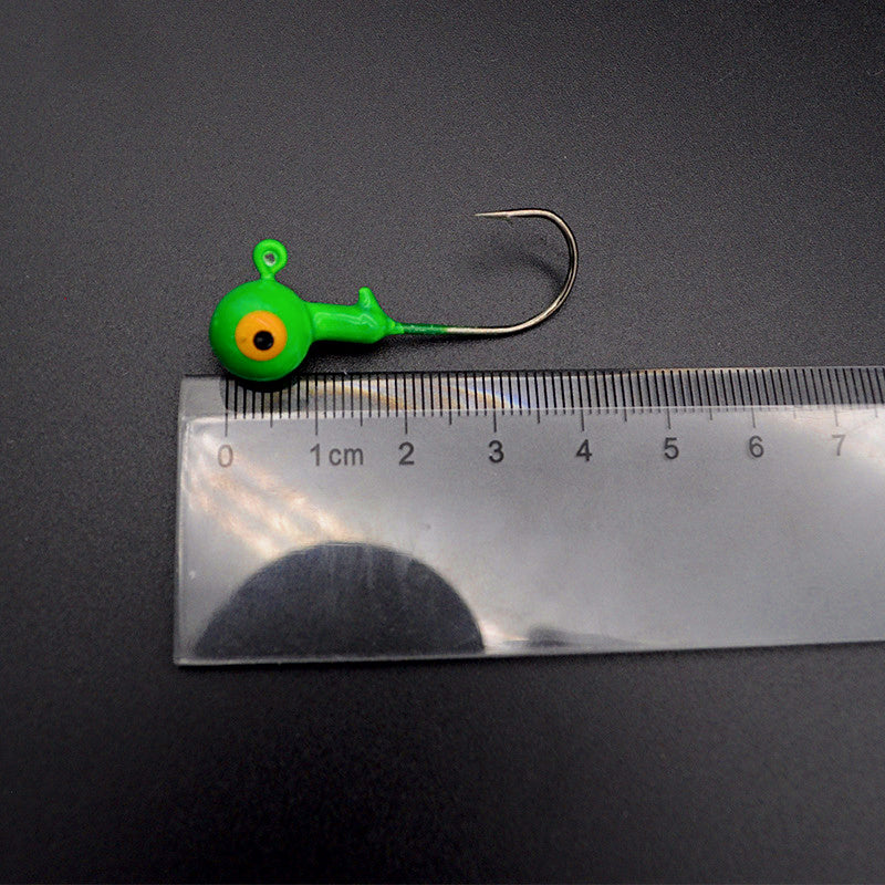 Round Lead Head Jig Hooks, 7 g or 10 g (0.25/0.35 oz), 5-Pack – product photo