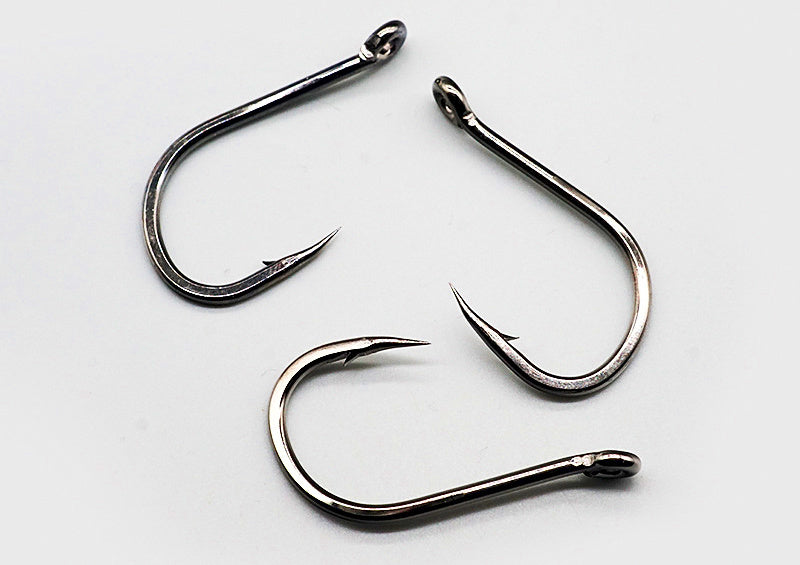 Iseni Tube Hooks, Barbed Single Hook, Sizes 10–22 – product photo