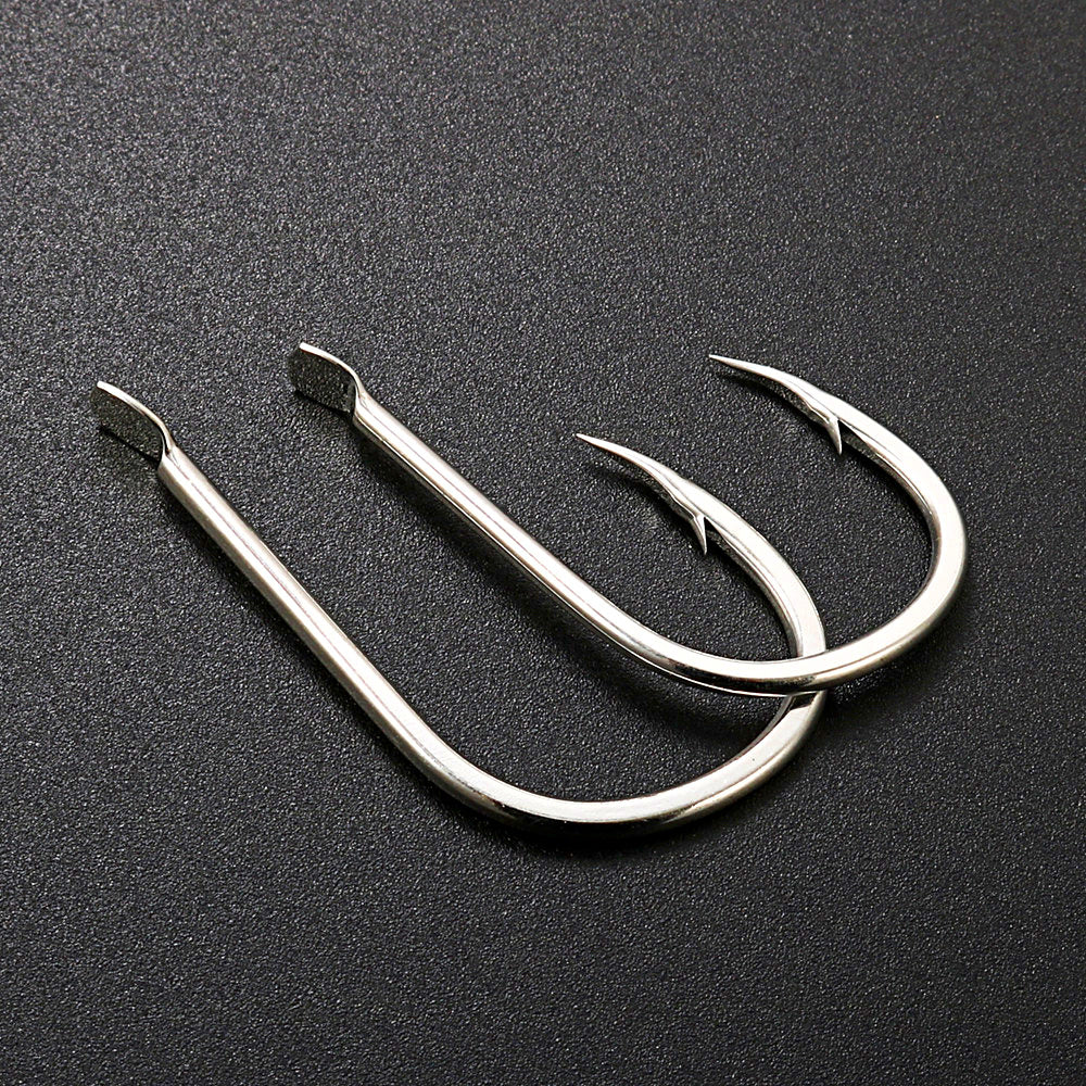 Barbed Jig Hooks for Metal Jigs, 10-Pack, DIY Rigging