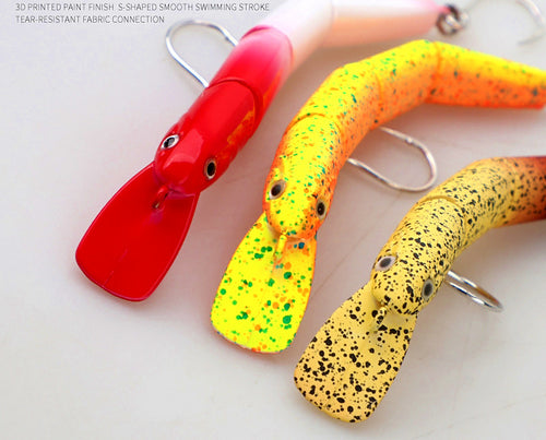 4-Section Jointed Sinking Minnow Lure, 8.8 cm (3.5 in), 5 g – product photo