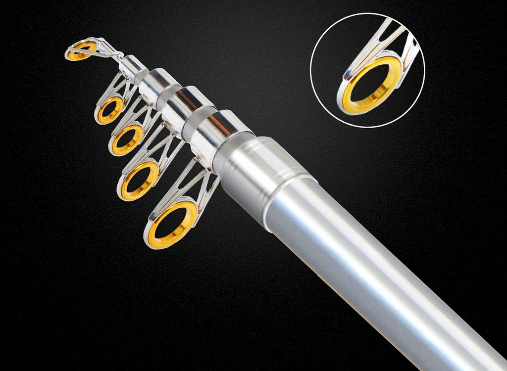 6-Piece Hard Action Saltwater Rod, 2.1–3.6 m (6'11"–11'10") – product photo