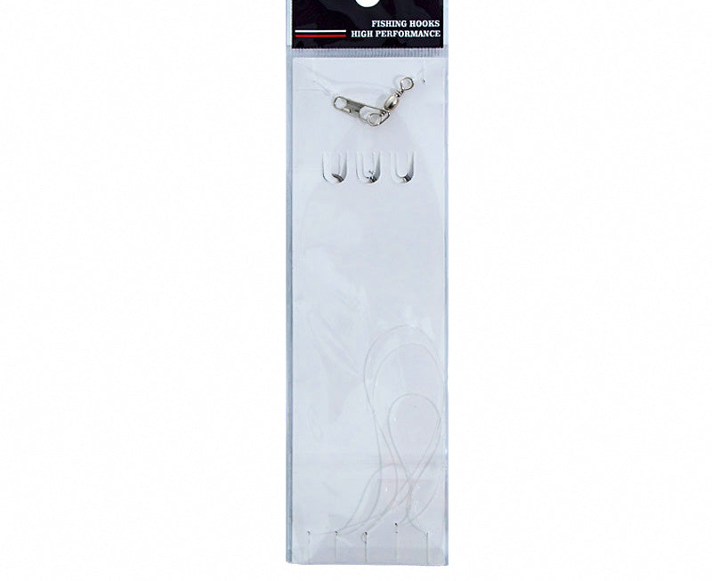 3-Hook Rigged Hook Rig, Size 15, Barbed – product photo