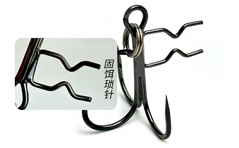 Long Wire Treble Hook Rig for Hard Baits, 45–70 mm – product photo