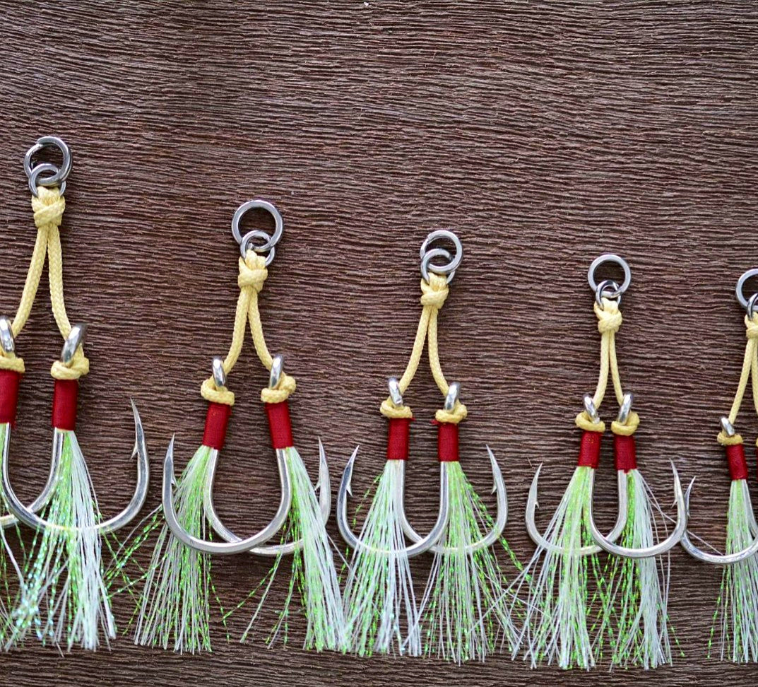 Double Assist Hooks for Jigs, Sizes 1/0–5/0 – product photo
