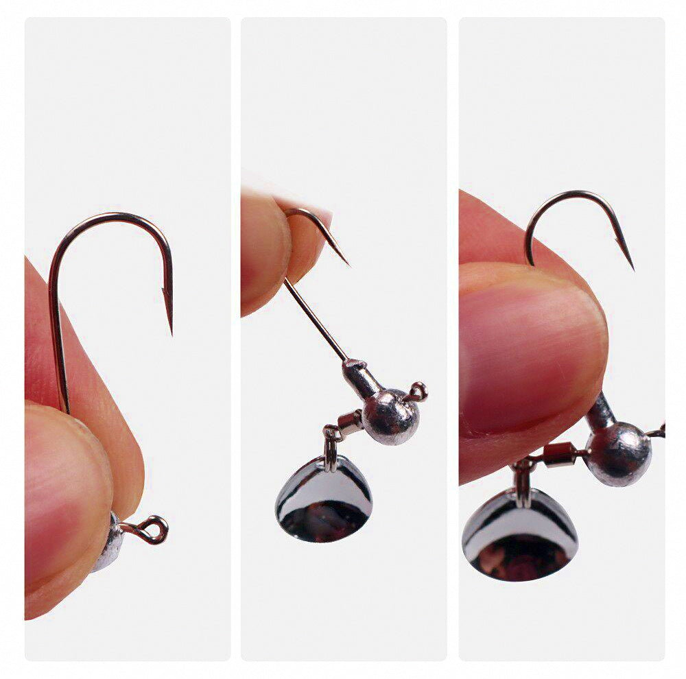 Round Jig Head Hook with Noise Blade, 2–4 g (0.07–0.14 oz) – product photo