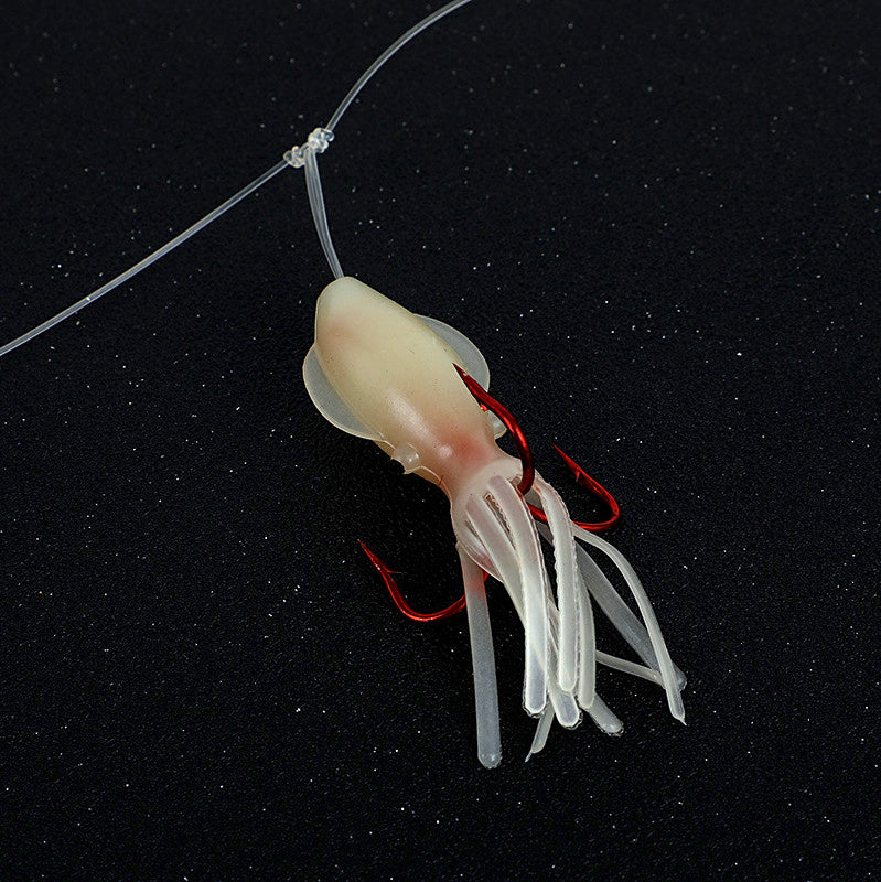 Glow Squid Skirt Rig, Soft Bait 7.5 cm (3 in), 2-Pack – product photo