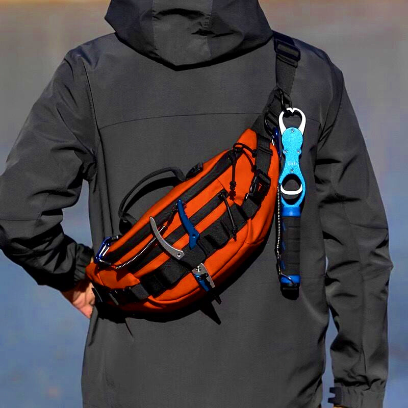 Fishing Waist Pack & Sling Bag, Water-Repellent, 38 cm (15 in)