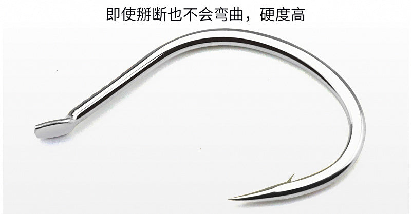 Barbed Fishing Hooks with Non-Slip Shank, 10 Pack, Sizes 8-2 – product photo