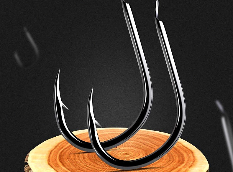 Iseni Barbed Hooks, High Carbon, Loose Pack, Sizes 1-12 – product photo