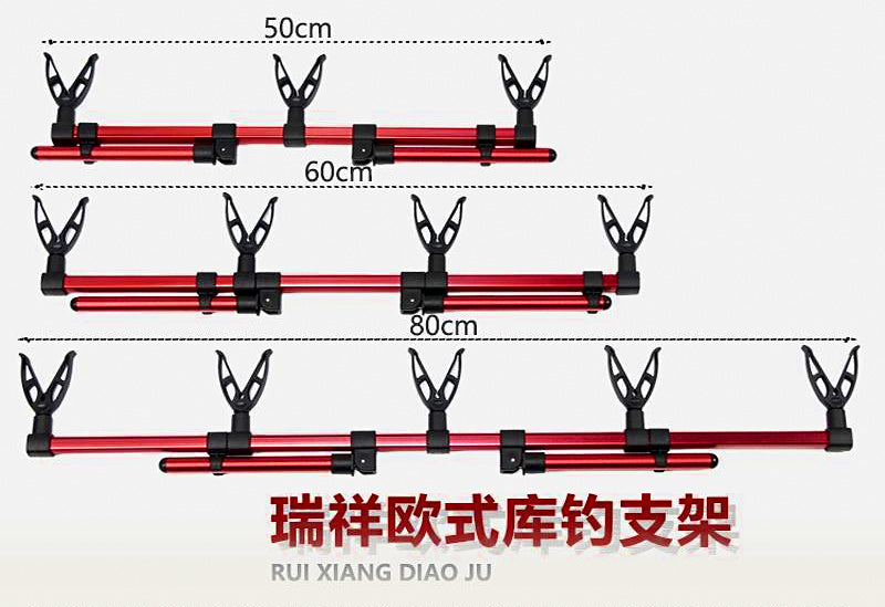 Aluminum Alloy Rod Rest Stand, Multi-Head Casting Rod Holder – product photo