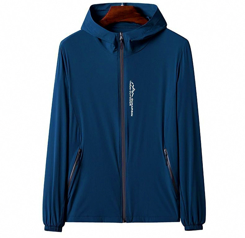 Men's Lightweight Hooded Fishing Sun Jacket, Nylon – product photo