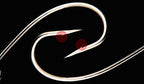 Offset Worm Hooks, Wide Gap, Bulk Pack, Sizes 6 to 4/0 – product photo