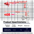 Metal Jig with Double Hooks, 50–250 g (1.8–8.8 oz) – product photo