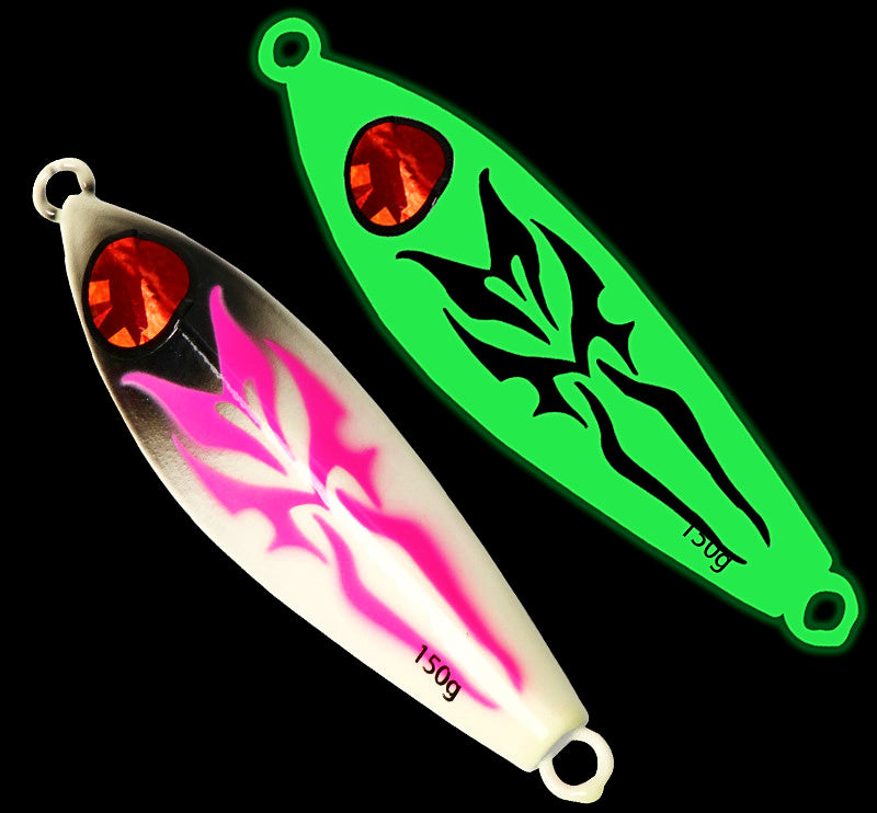 Slow Pitch Jig, 80–200 g (2.8–7.1 oz), Glow & Laser Colors – product photo