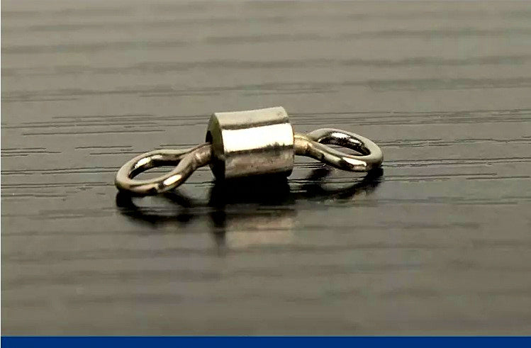 Brass Figure-8 Ring Barrel Swivels, Sizes 1–12 – product photo