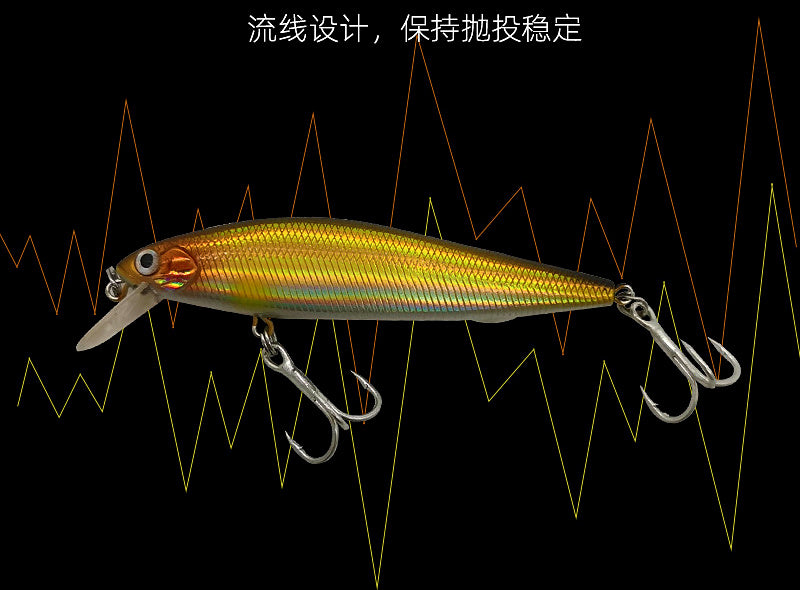 Sinking Minnow Lure, Long Lip, 5–14 g (0.18–0.49 oz) – product photo