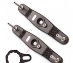 Carbon Fiber Double Handle & Knobs for Baitcasting Reel – product photo