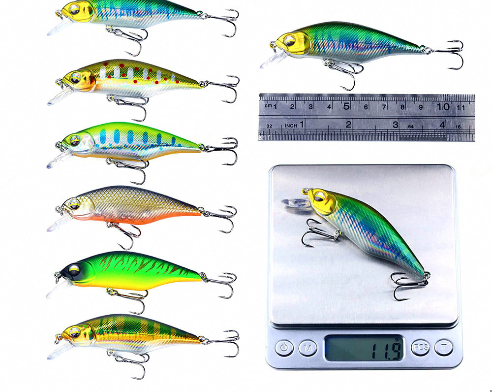 Floating Minnow Lure, Long Bill, 92 mm, 11.8 g (0.4 oz) – product photo
