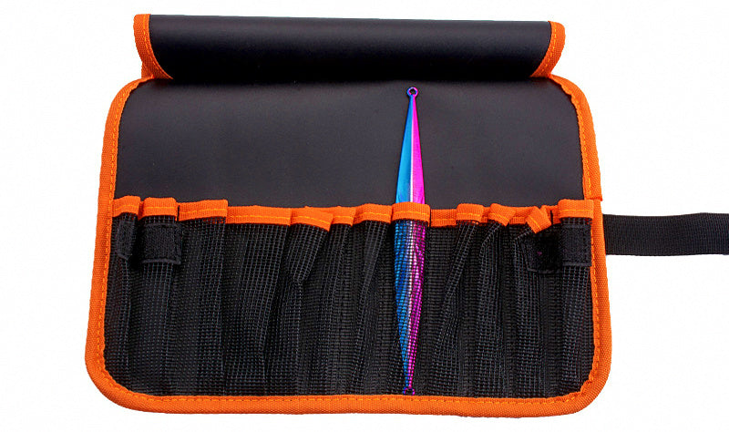 Portable Fishing Lure Storage Bag, Black, 23 x 13 cm (9 x 5 in) – product photo