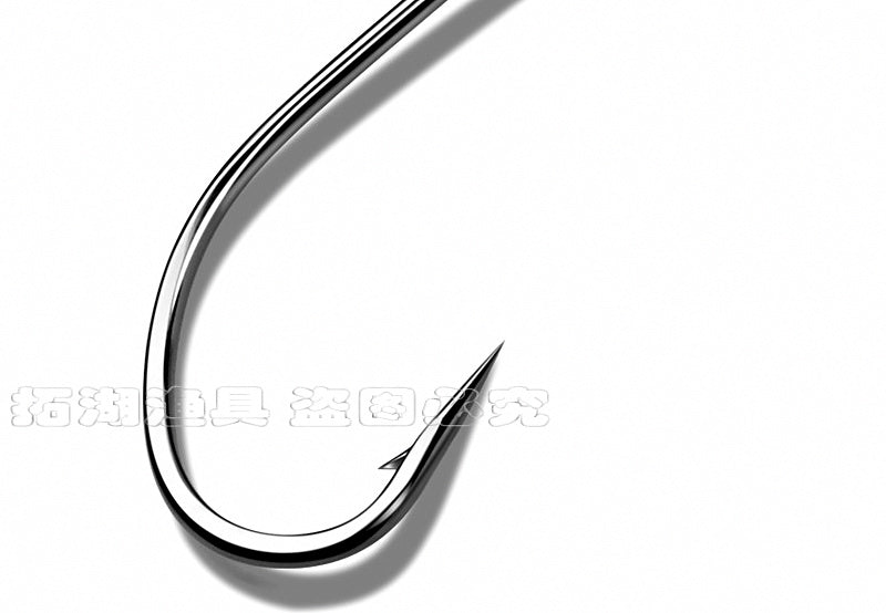 Maruseigo Style Long Shank Offset Barbed Hooks, Bulk Pack – product photo