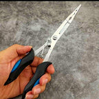 Stainless Steel Fishing Pliers with Line Cutter, Multiple Sizes – product photo