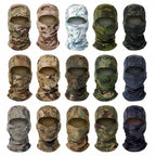Camo Fishing Face Mask Neck Gaiter, Sun Protection – product photo