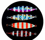 Glow Slow Pitch Jig with 3D Eyes, 60–200 g (2.1–7.1 oz) – product photo