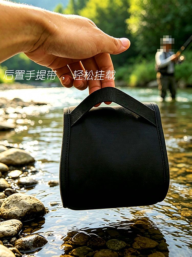 Spinning Reel Storage Bag, Padded Reel Cover, Sizes 1000–10000 – product photo