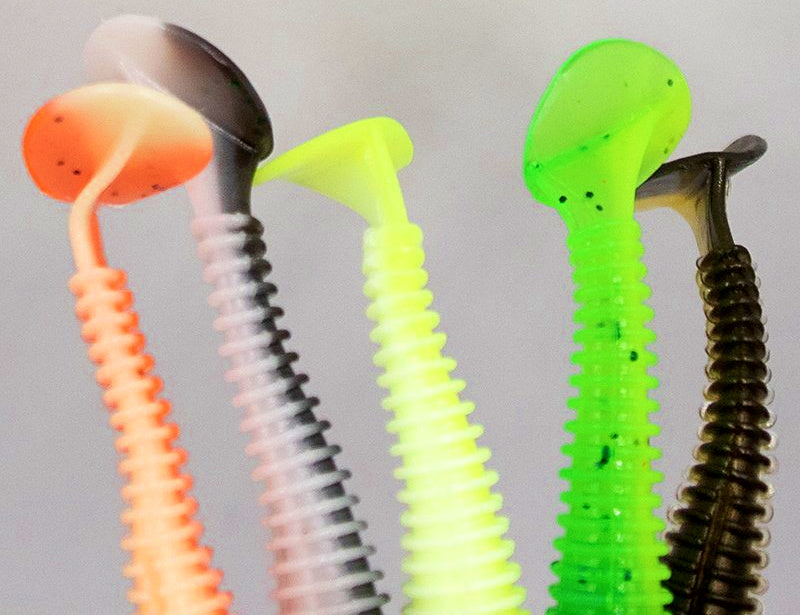 T-Tail Soft Plastic Grub Swimbaits, 5.5–7.5 cm (2.2–3.0 in) – product photo