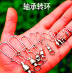 304 Stainless Ball Bearing Swivel, Snap or Figure-8 Ring – product photo
