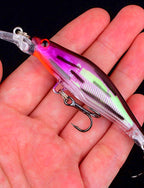 Deep Diving Long Lip Minnow Lure, Rattling Hard Bait – product photo