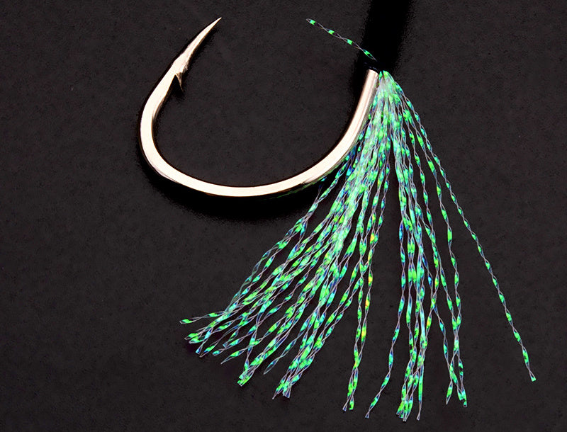 Single Hook for Metal Jigs, Glow White Nickel, Sizes 10–20 – product photo