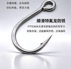 Single Hook for Metal Jigs, Carbon Steel, Sizes #8–2/0 – product photo