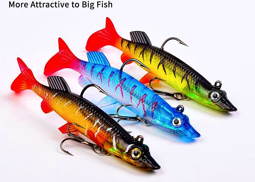 Soft Bait Lead Fish Lure Set, 15 g (0.53 oz) – product photo