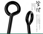Barbed Iseni Hooks with Tube, Eyed, Sizes 4–20, 20/40/60 Pack – product photo