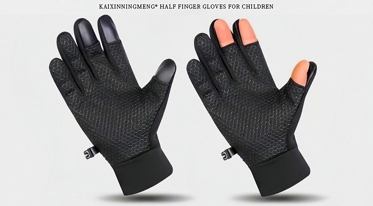 Winter Fishing Gloves, 3-Finger Flip-Top, Men's One Size – product photo